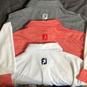 3 FJ foot joy golf polo shirt never used been used for display only size XL